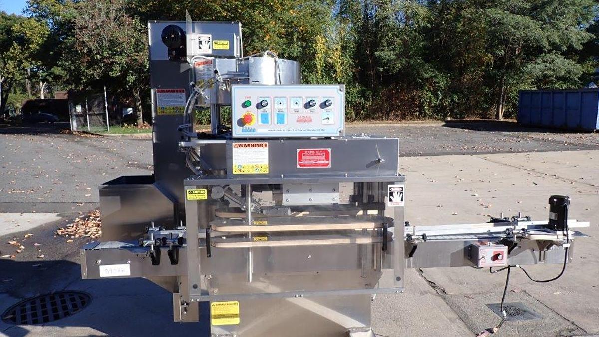 Used Kaps-All BA6 Automatic Overcapper/Press-on Capper, SS