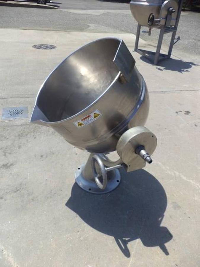 Used 40 Gallon Groen Stainless Steel Jacketed Kettle