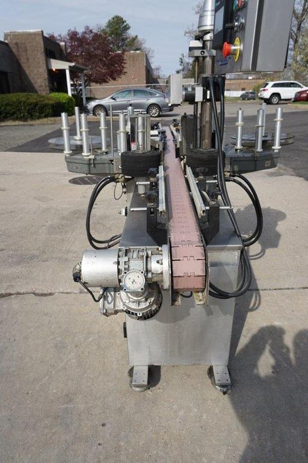 Used Harland Front and Back Pressure Sensitive Labeler