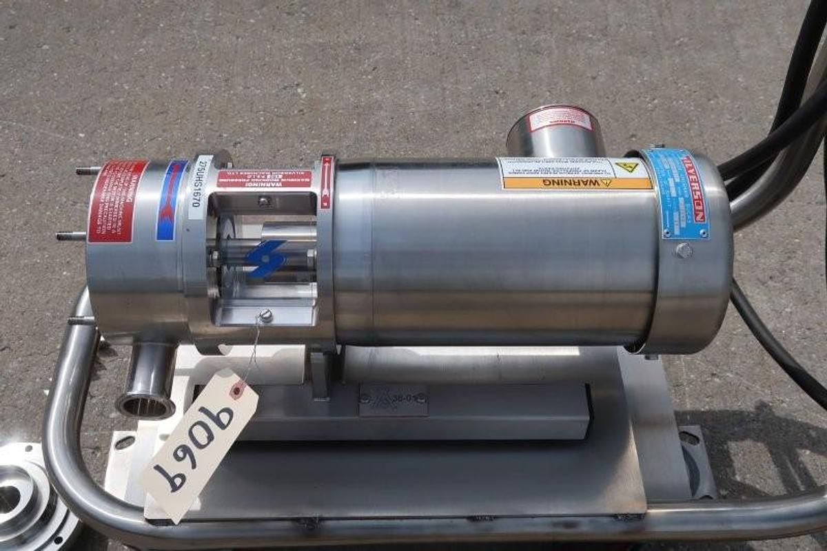 Used Silverson 275UHS Inline High Shear Mixer, SS Motor