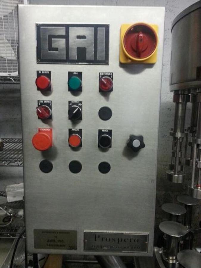 Used GAI 2502 MonoBlock Wine Filling Line
