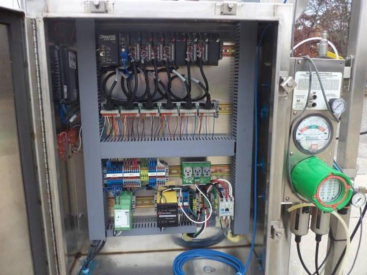 Used Inline Filling Systems Six Spout Servo Positive Displacement Filler