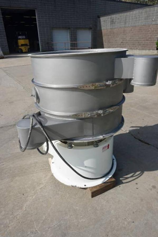 Used Midwestern Industries 36 in. Dia. Stainless Two Deck Screener/Sifter-