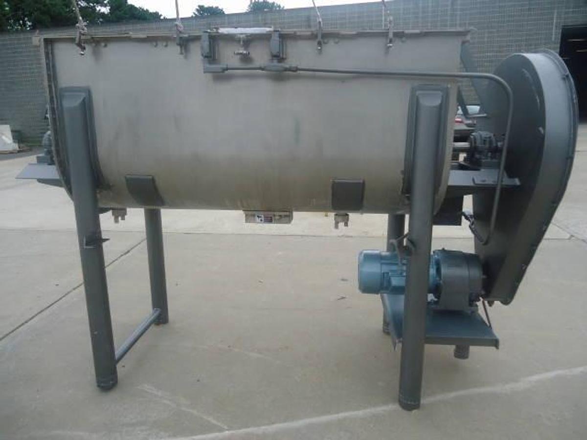 Used 36 Cu.ft. Day Stainless Steel Double Ribbon Blender, 10 Hp Motor