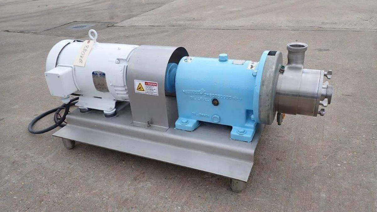 Used Waukesha SP4 SS High Shear Pump, 10HP