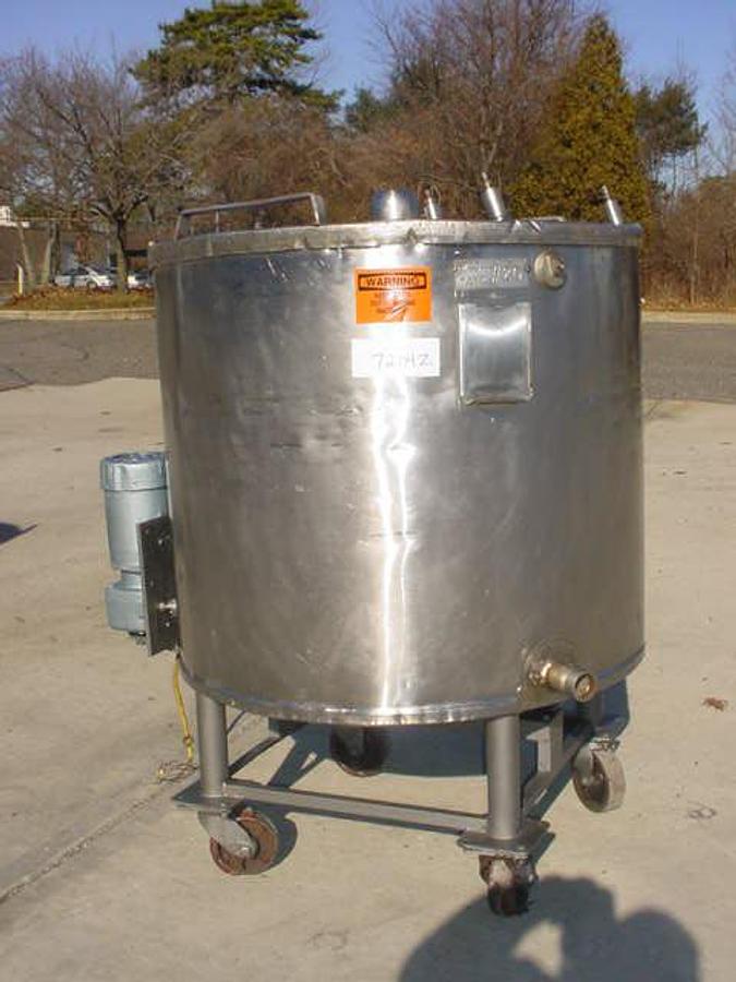 Used 125 Gallon Pfaudler Ss Jacketed Scraper Tank/Kettle