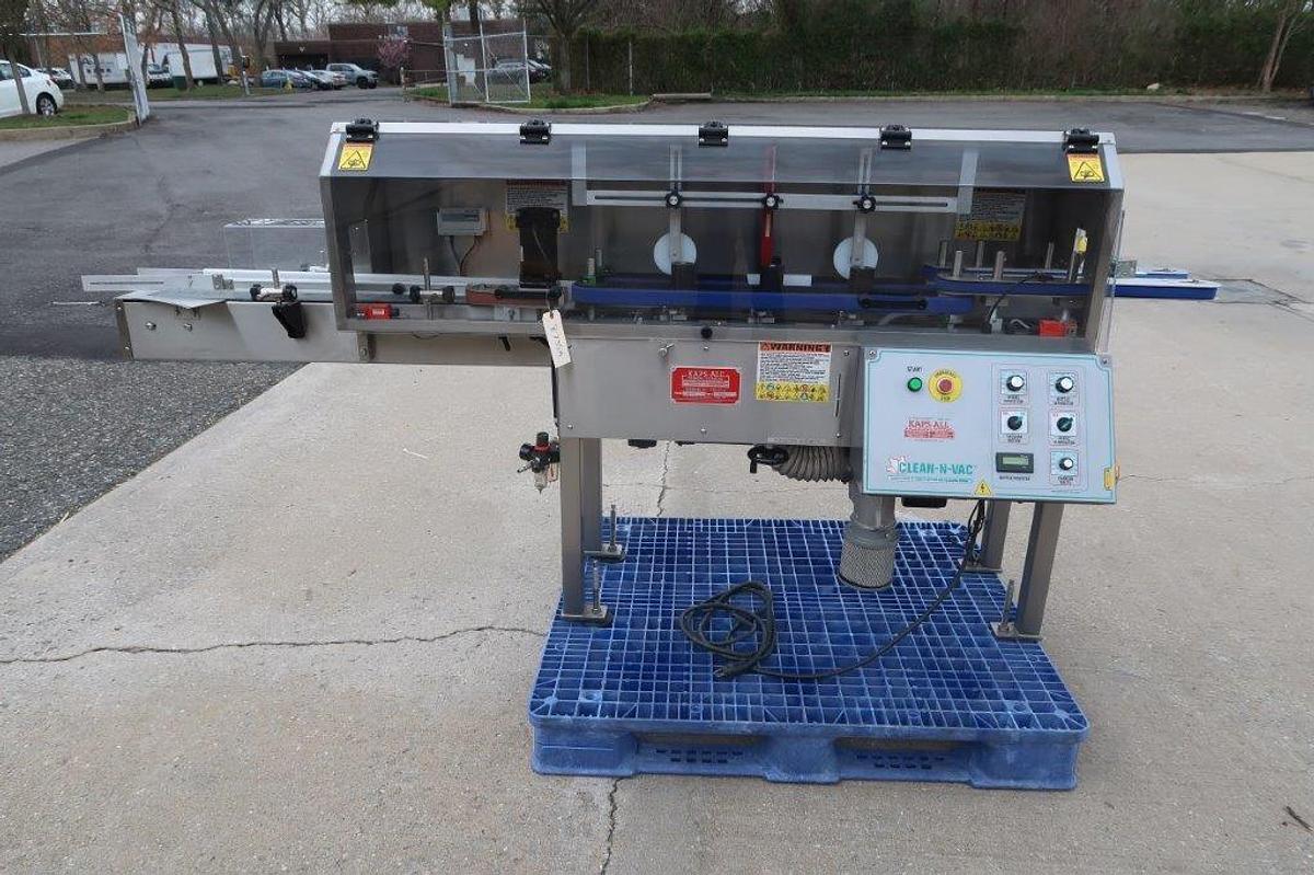 Used Kaps-All Clean-N-Vac Bottle Cleaner, Variable Speed