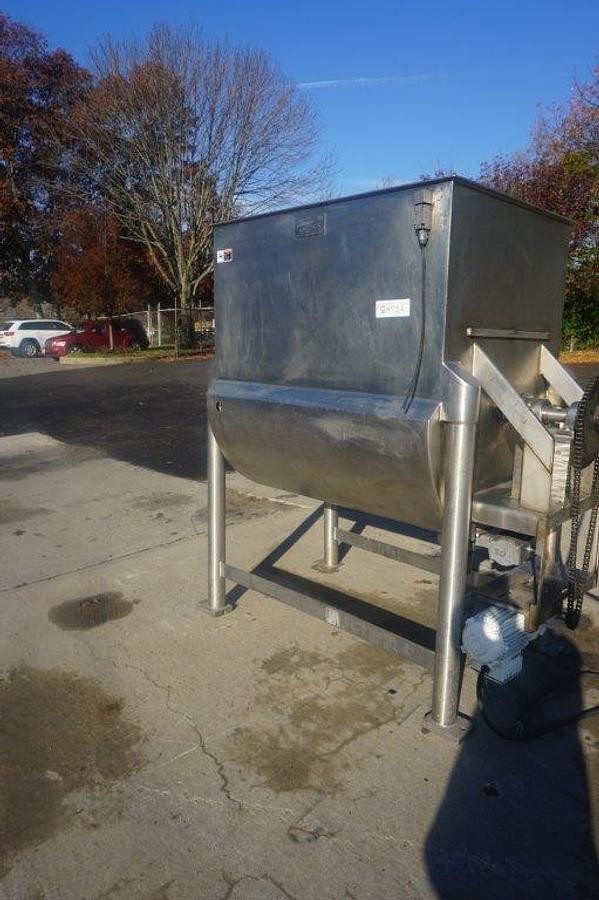 Used Lee 300 Gallon Stainless Steel Horizontal Paddle Blender, 90 PSI Jacket