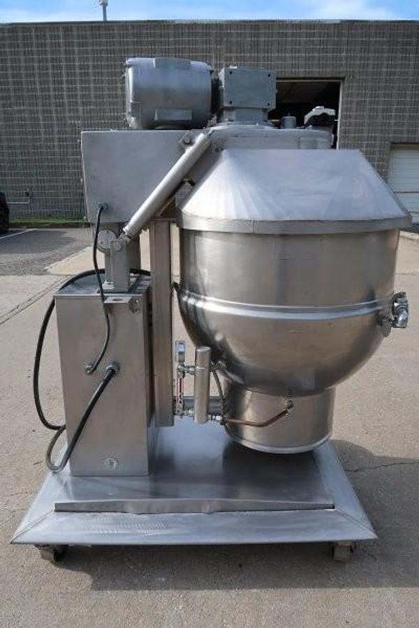 Used Groen 60 Gallon Self-Contained Electric Dual Motion Mixing Kettle