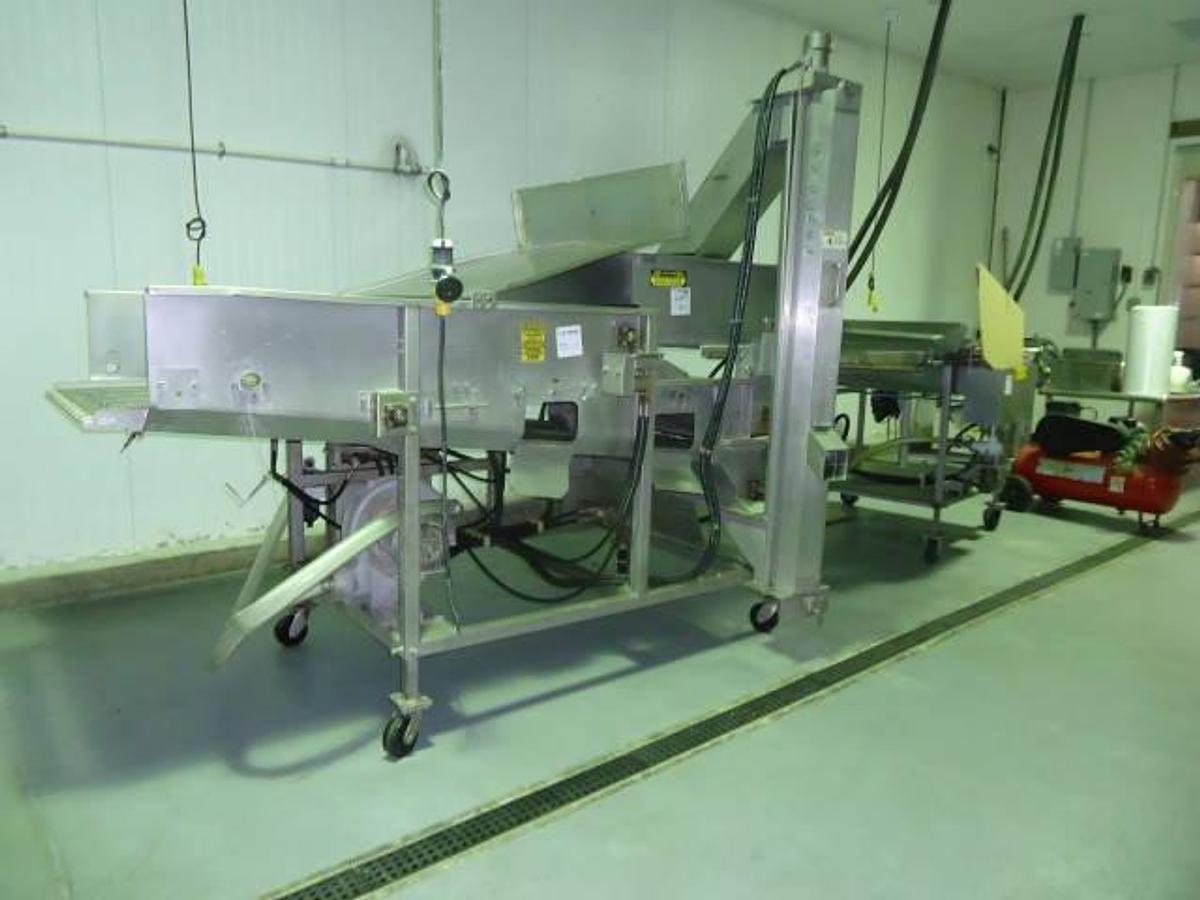 Used Heat & Control 28 In. Wide X 24 Ft. Long Stainless Continuous Gas Fry Line With Batter/Breading Equipment