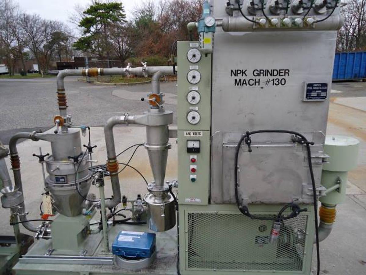 Used Npk Pilot Plant “Supersonic” Stainless Jet Mill With Dust Collector