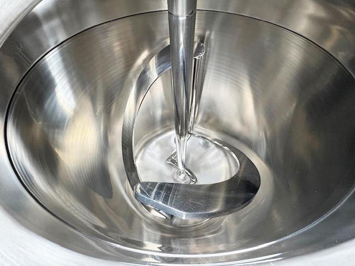 Used Ekato 1,000 Liter Vacuum Kettle/Reactor, 316L Stainless