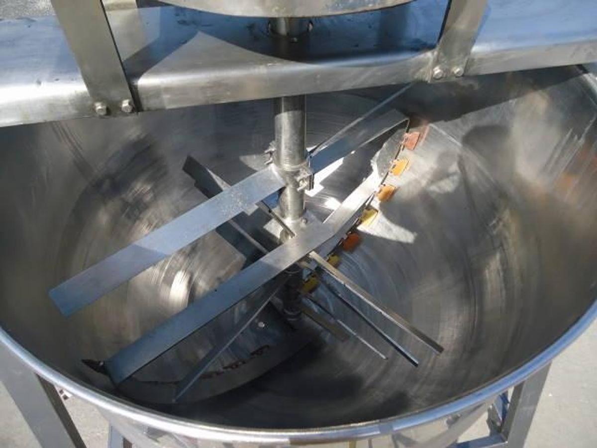 Used 500 Gallon Lee Stainless Steel Jacketed Double  Motion Kettle