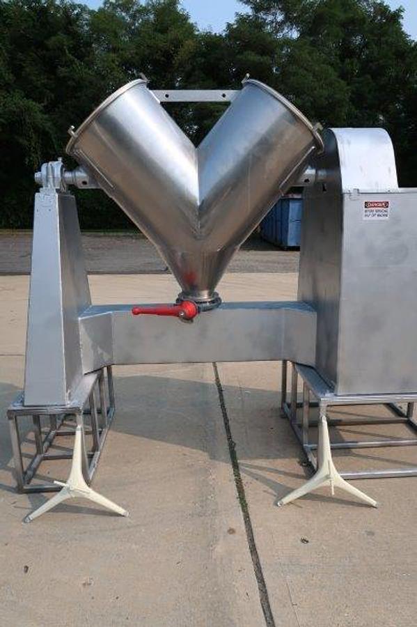 Used 6 Cu. Ft. Apex Stainless V Blender