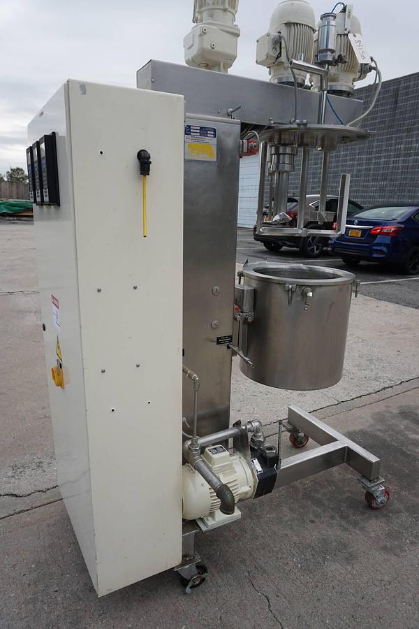 Used Fryma VME-20 316L SS Homogenizing/De-Aeration Mixer