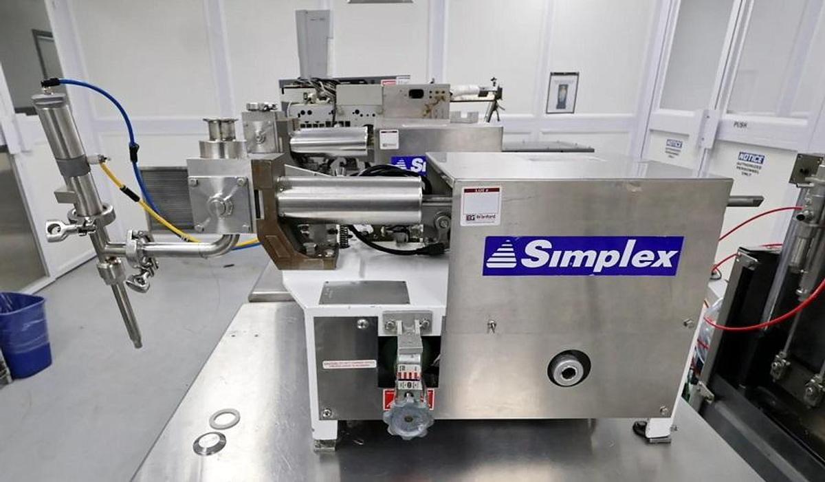 Used Simplex AS-1 Single Piston Filler, Electric
