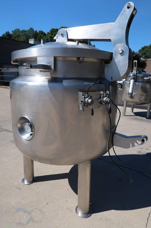 Used 200 Gallon Stainless Steel Jacketed Autoclave, 3 In. Discharge