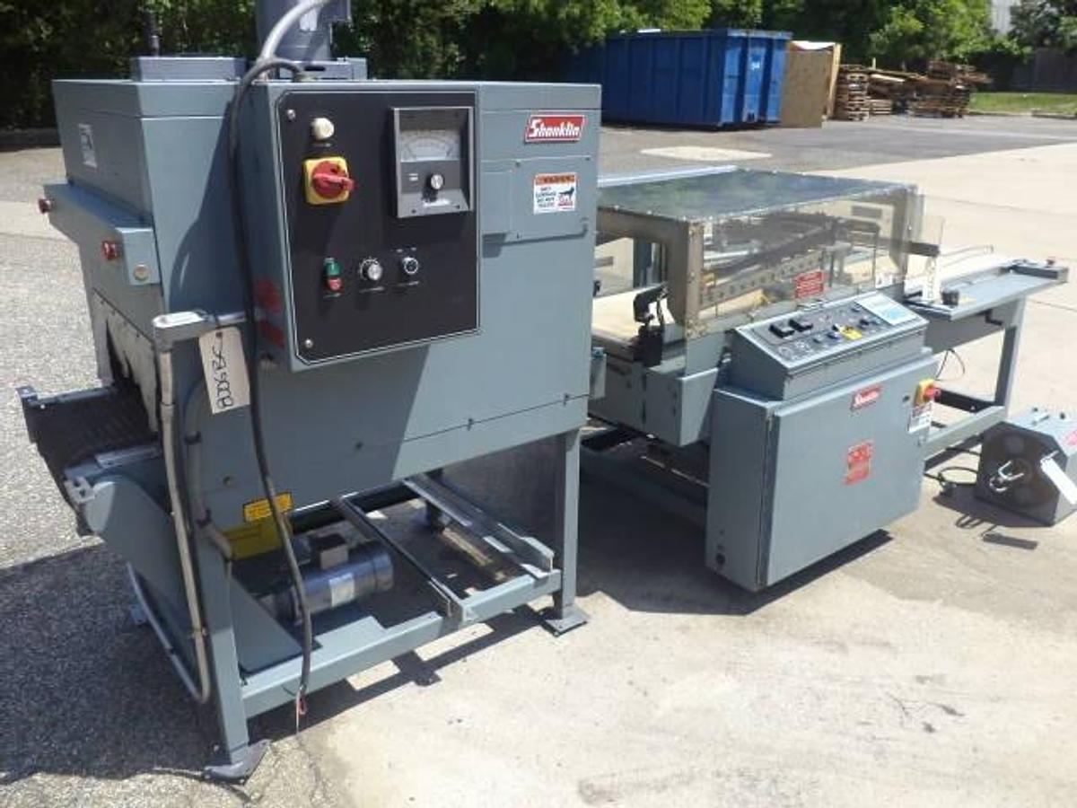 Used Shanklin A-27A “L” Sealer With Shrink Tunnel