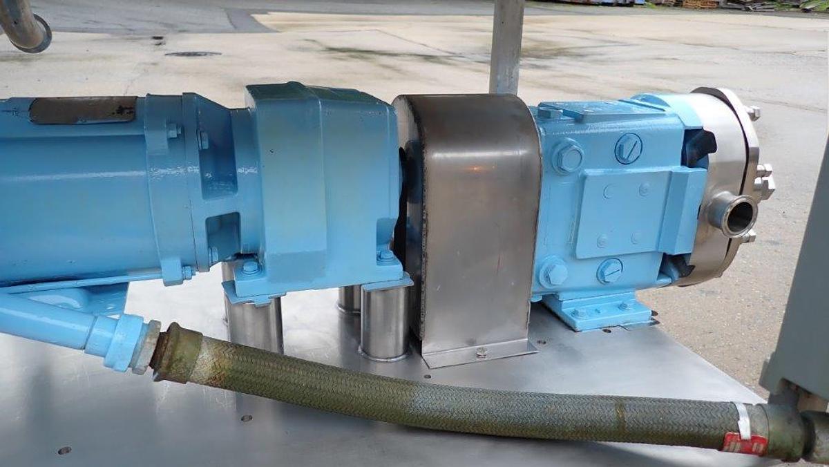 Used Waukesha 030-U2 SS Positive Displacement Pump, XP