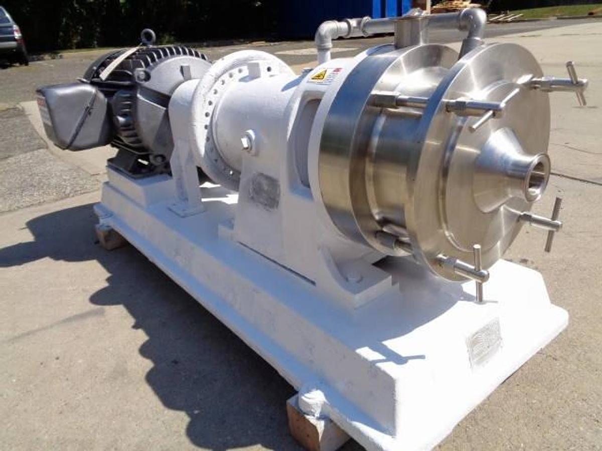 Used Charlotte SD-40 Stainless Steel Colloid Mill, 40 HP 1200 Gallons per Hour
