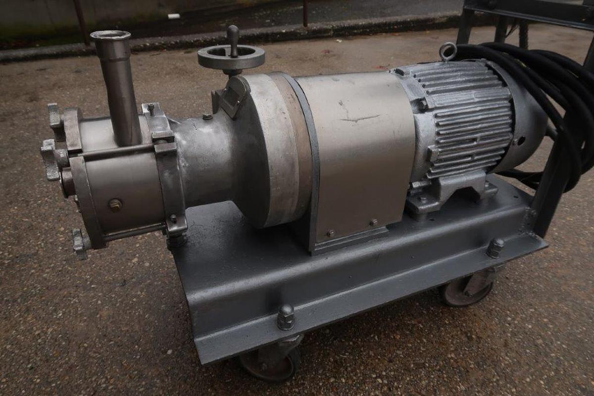 Used Greerco W500H SS Colloid Mill, 10 HP XP