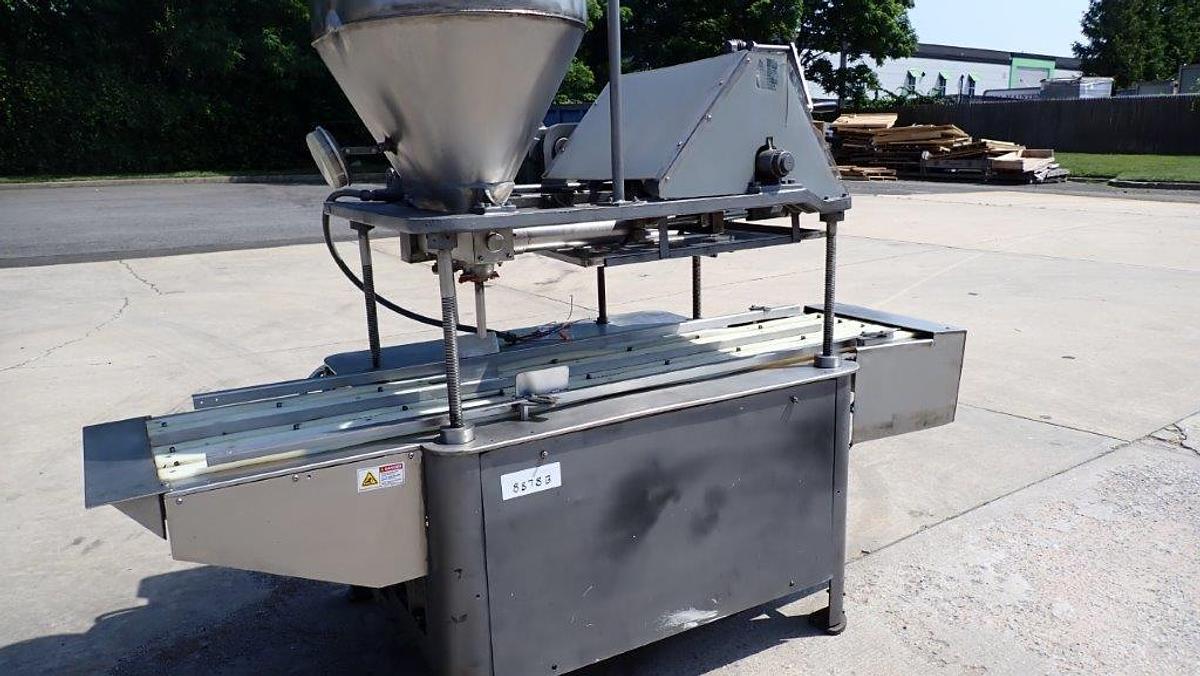 Used Elgin Quad Four Head Piston Filler, Large Size Fills
