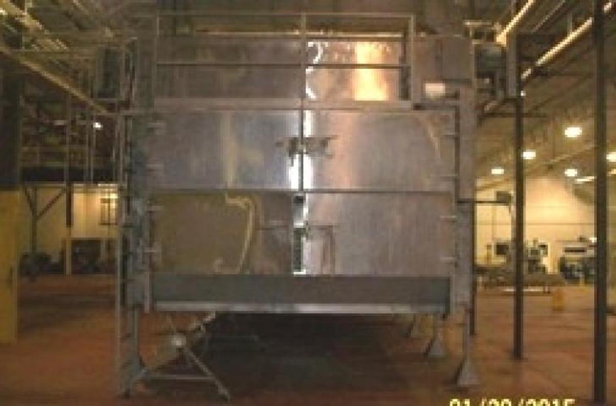 Used Wenger Model 1200 stainless steel steam heated dryer