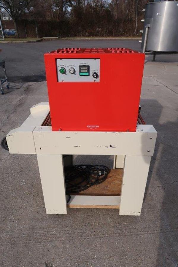 Used Preferred Packaging Motorized Shrink Tunnel, 14 In. x 6.5 In. Opening, Portable