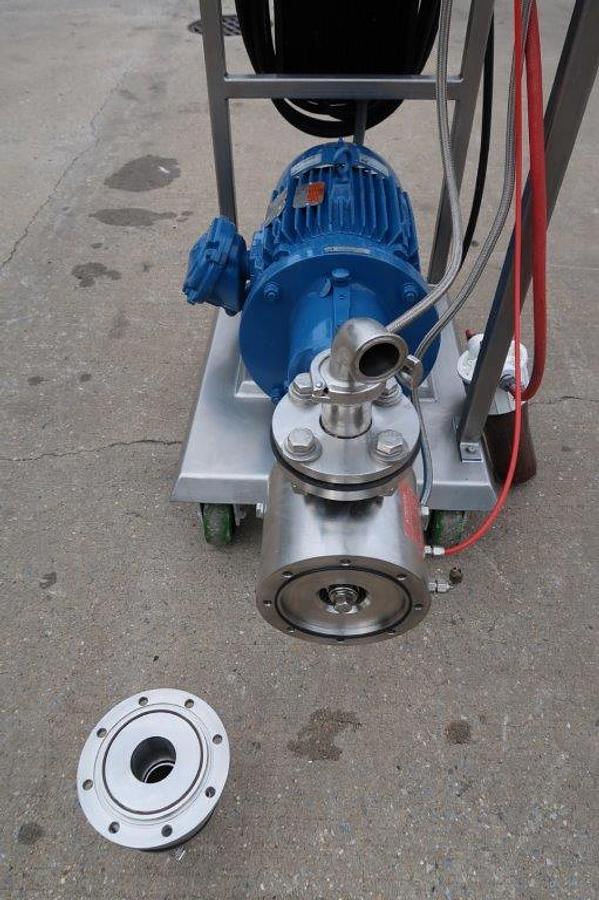 Used IKA 20 HP Stainless Steel Dispax Reactor/Inline High Shear Mixer, XP