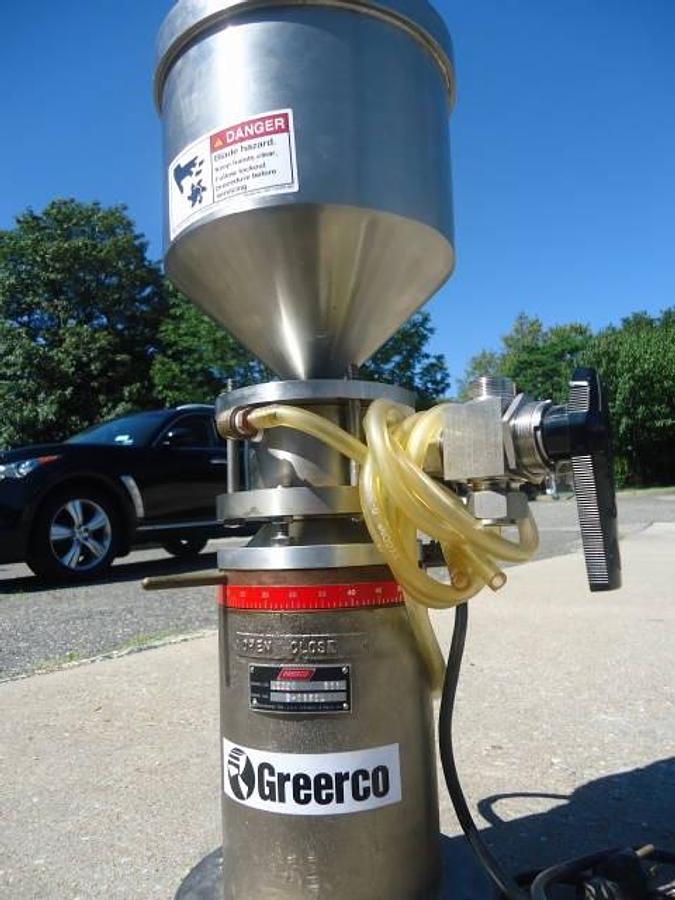 Used Greerco W200 Stainless Steel Colloid Mill, Single Phase