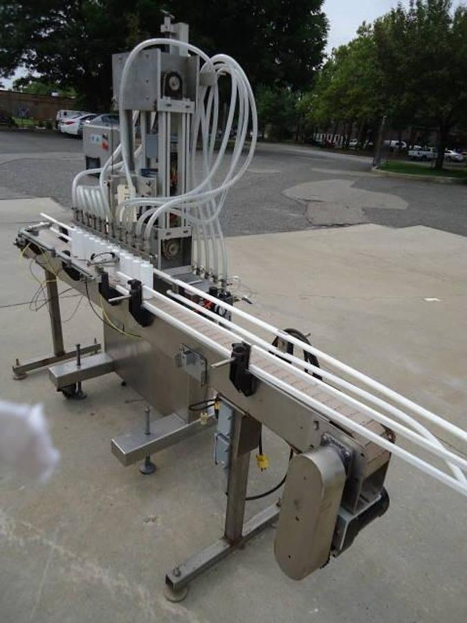 Used Kaps All/Fills-All Vol-32 twelve piston automatic filler