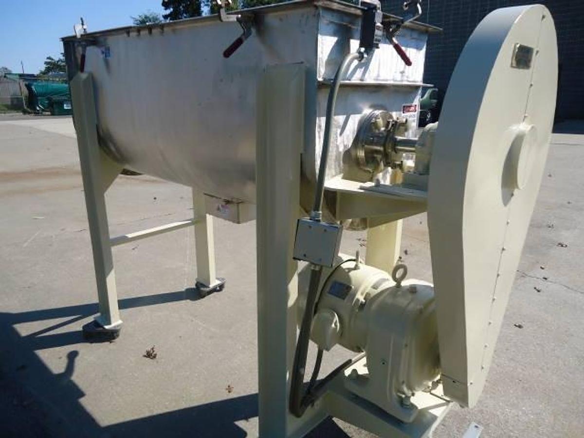 Used 23 Cu.ft. Day Stainless Steel Double Ribbon Blender, 7.5 Hp