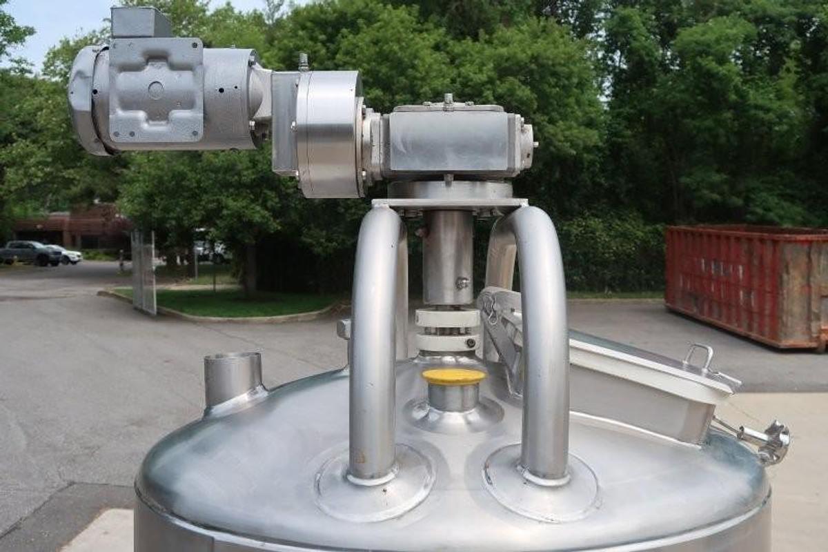 Used Feldmeier 200 Gallon Stainless Steel Jacketed Mix Tank