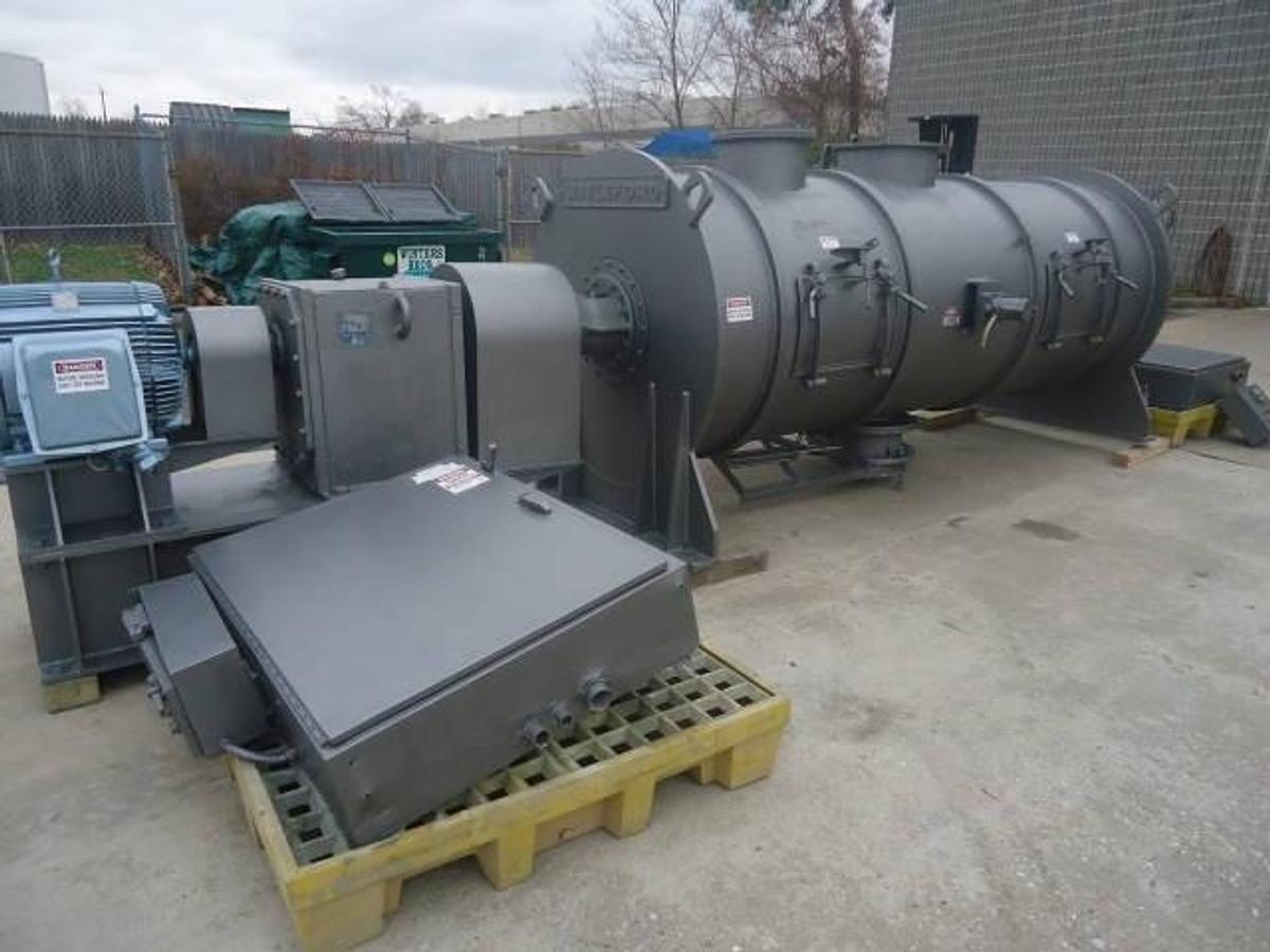 Used Littleford Fkm-4200d Plow Mixer With Choppers, 100 Hp