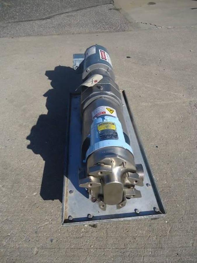 Used Waukesha Size 10 Positive Displacement Pump, Portable