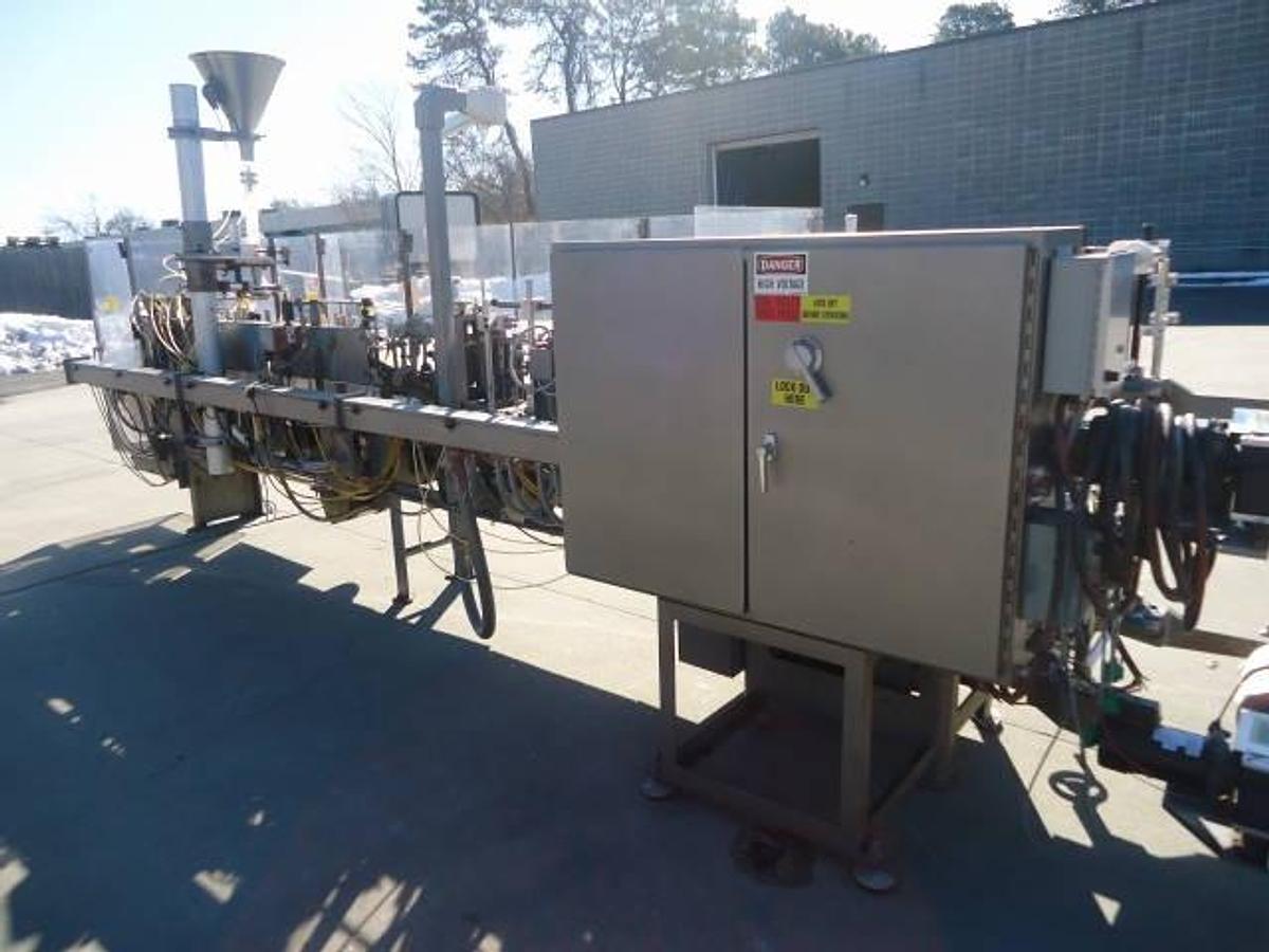 Used Bartelt/Hmc Im 9-10 Horizontal F/F/S Pouch Machine With Zipper Attachment