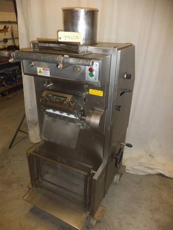 Used Toresani MR-265 4-Punch Tortellini Machine, Stainless Steel Cabinetry