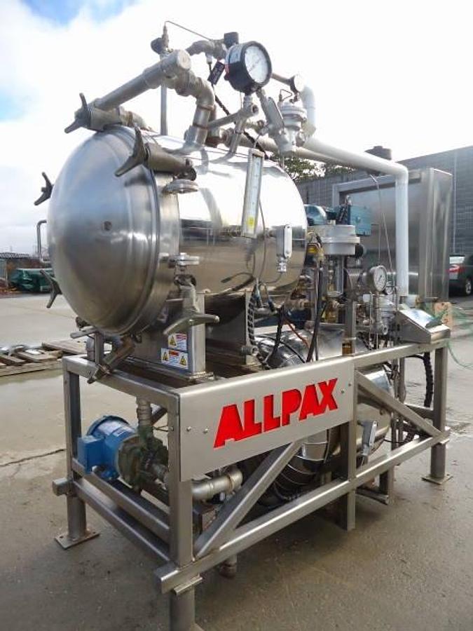 Used Allpax 2402 Stainless Steel R & D Retort, Programmable