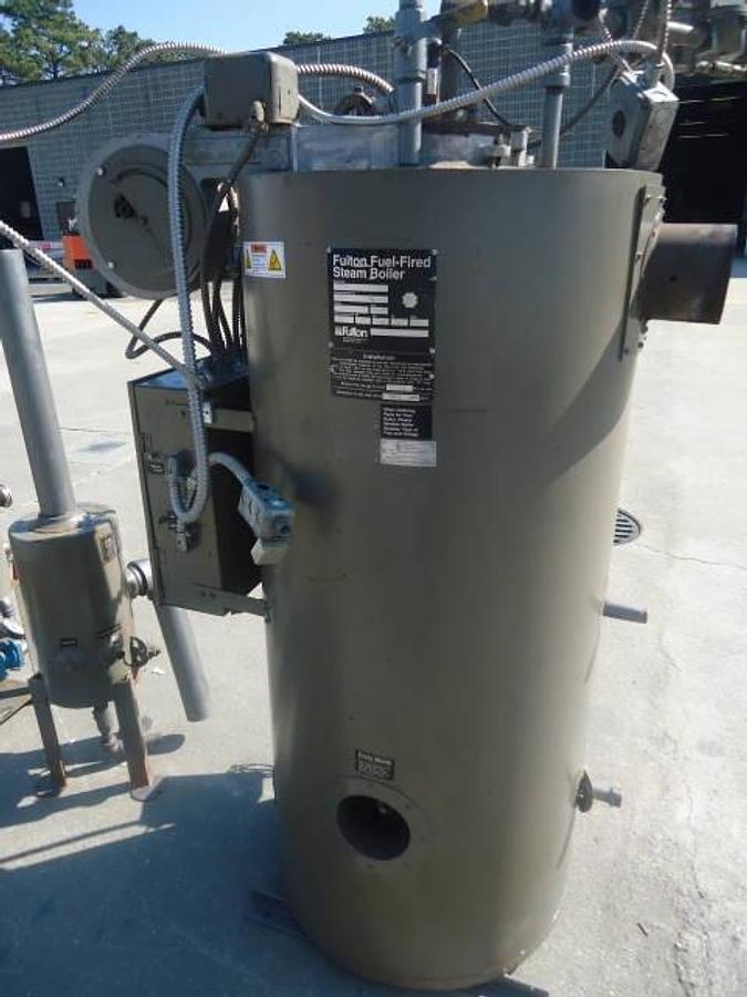 Used Fulton Fuel Fired Steam Boiler, 293 Md. Lbs. Steam/Hour