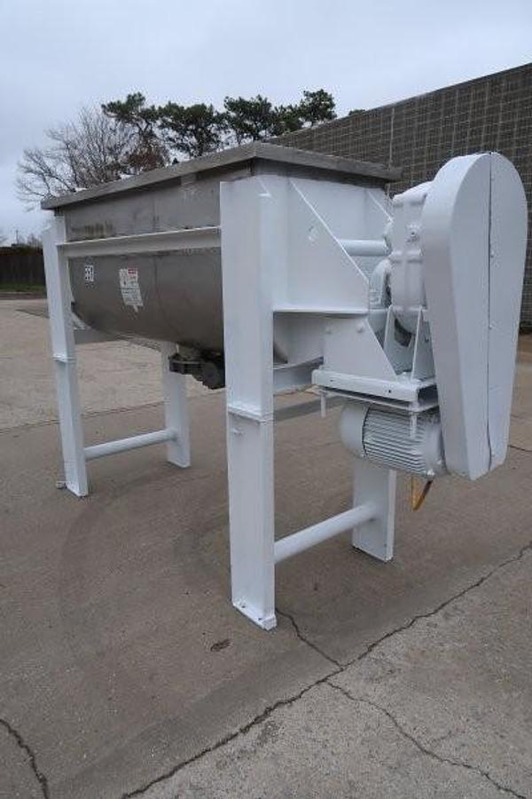 Used 36 Cu. Ft. American Process Systems SS Heavy Duty Ribbon Blender, 15 HP