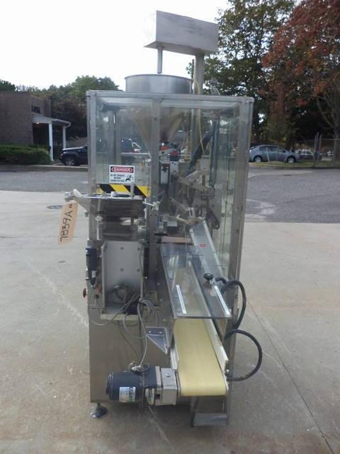 Used Kalix KX-70 Hot Air Plastic Tube Filling/Sealing Machine, 70 Per Minute