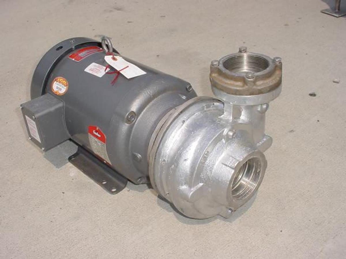 Used Gusher 3-1/2″ X 3-1/2″” Stainless Centrifugal Pump