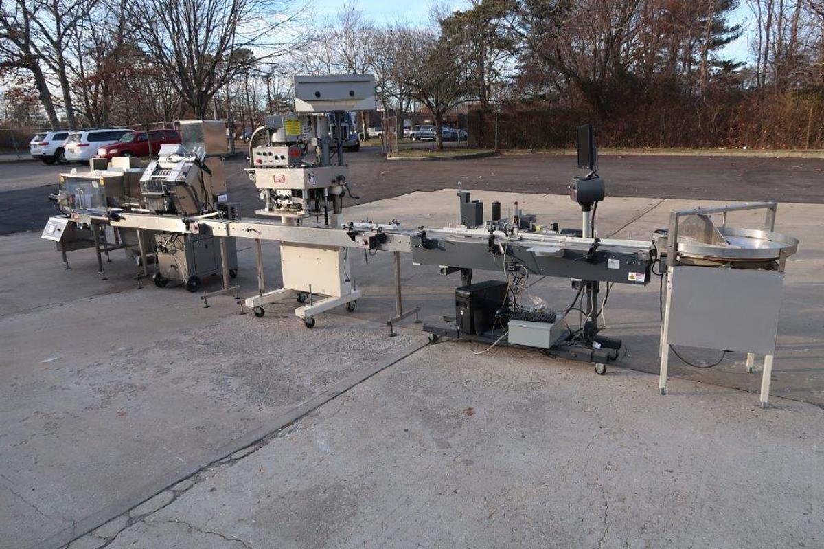 Used Complete Tablet/Capsule Bottling lines, up to 60 Bottles Per Minute