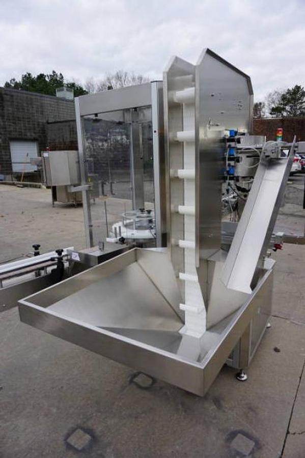 Used Aesus Systems “Delta Star” Screw Capping Machine, All Stainless Steel