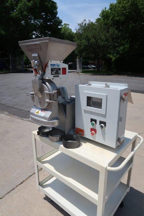 Used Azo/Bauermeister UTL Fine Grinding Mill, Stainless Steel