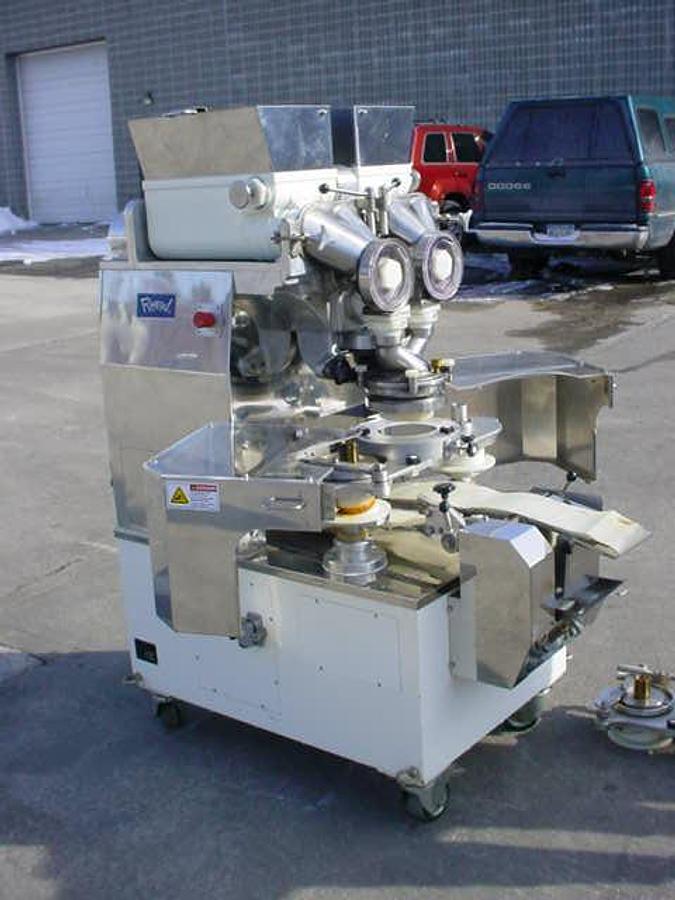 Used Rheon Kn-200 “Cornucopia” Encrusting Machine, Portable