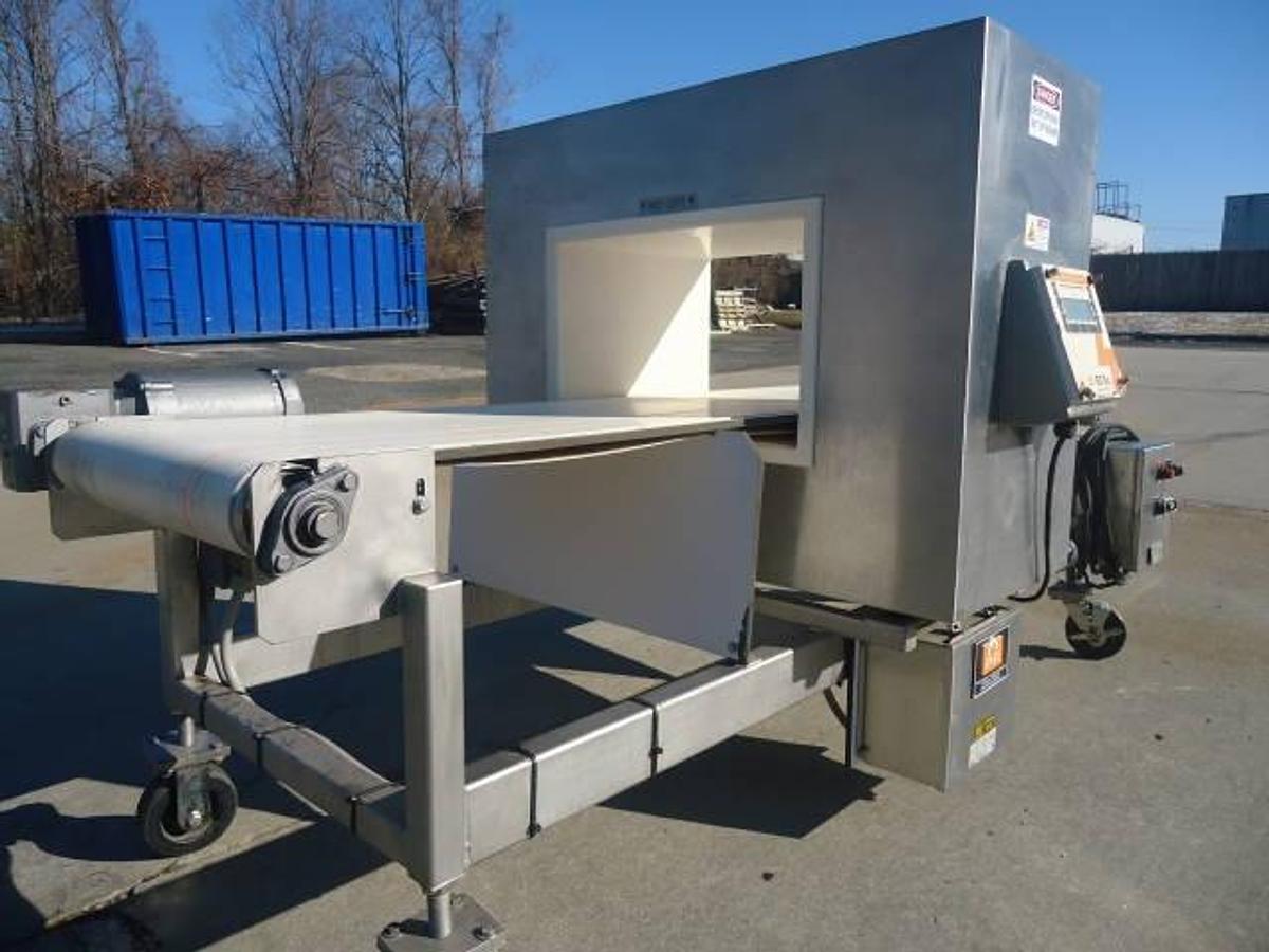 Used Eriez “Ez-Tec”” 24 In. Wide X 15 In. High Metal Detector, Stainless Steel