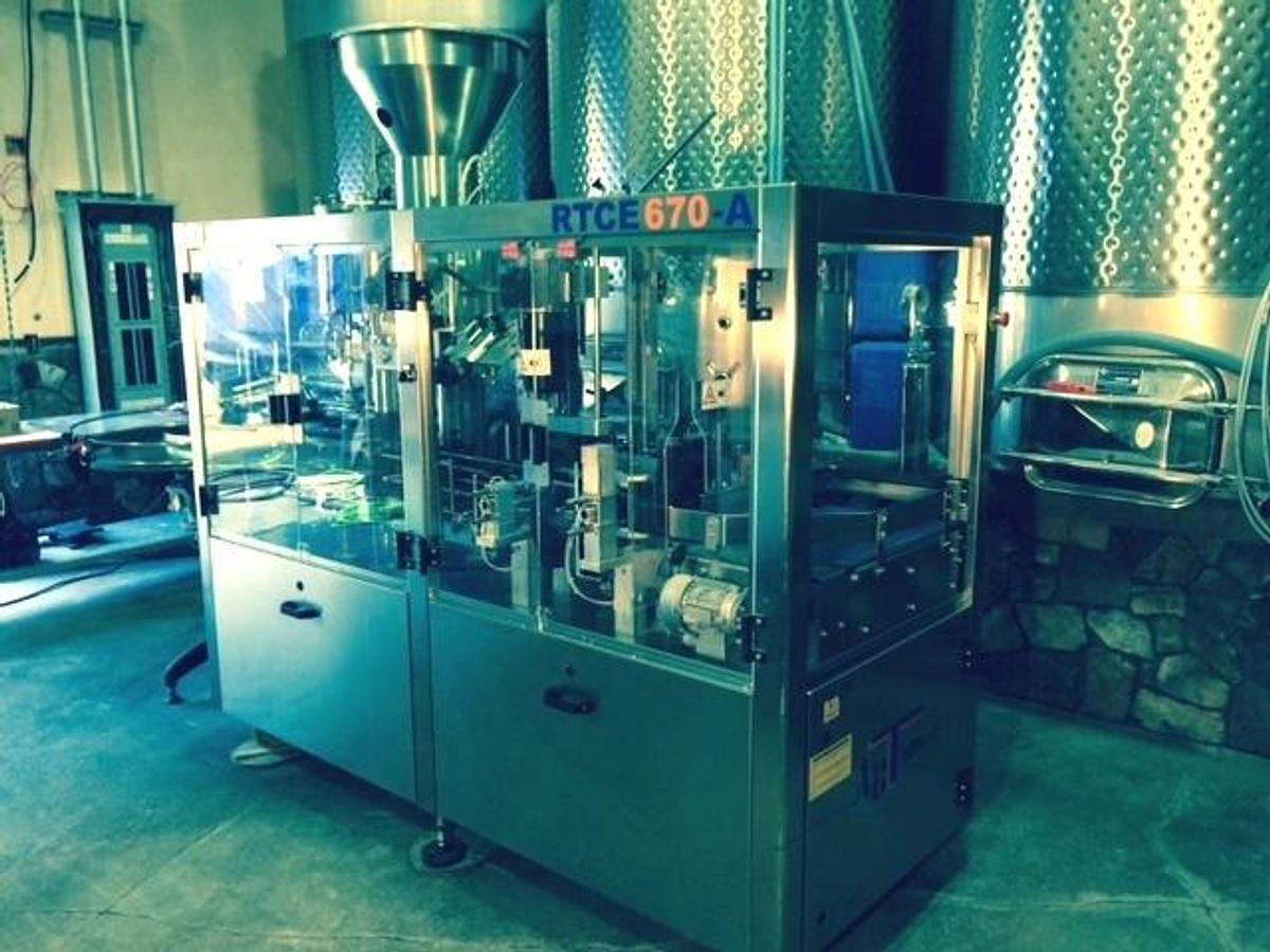 Used AB Techno Automatic Wine Bottling Line