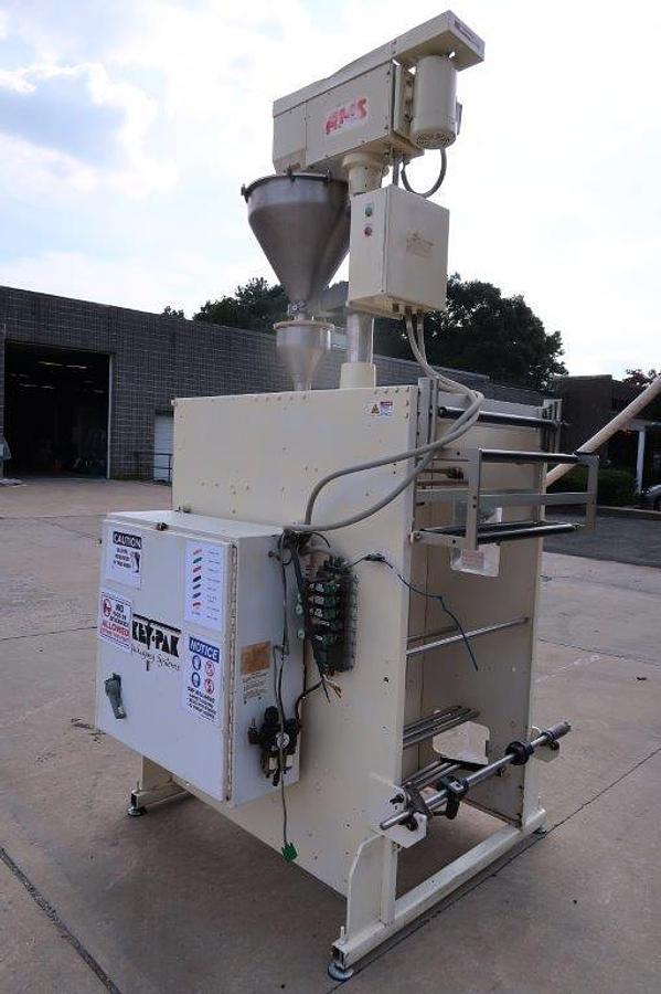Used Key-Pak Vertical Form, Fill, and Seal Machine, Auger Head