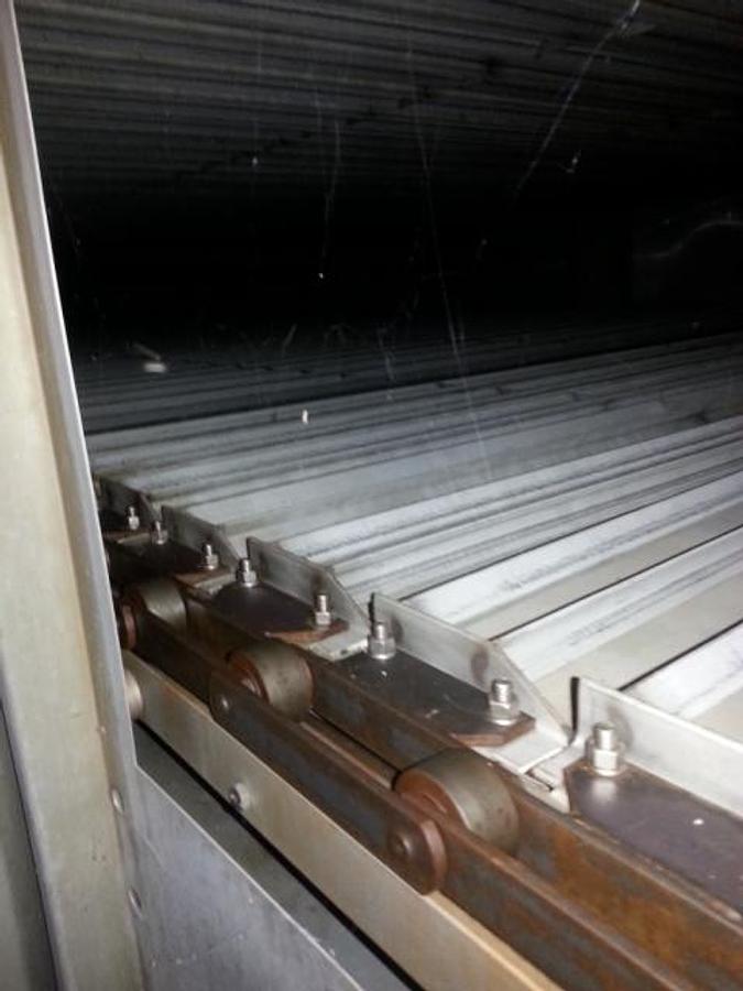 Used Wenger Model 1200 stainless steel steam heated dryer